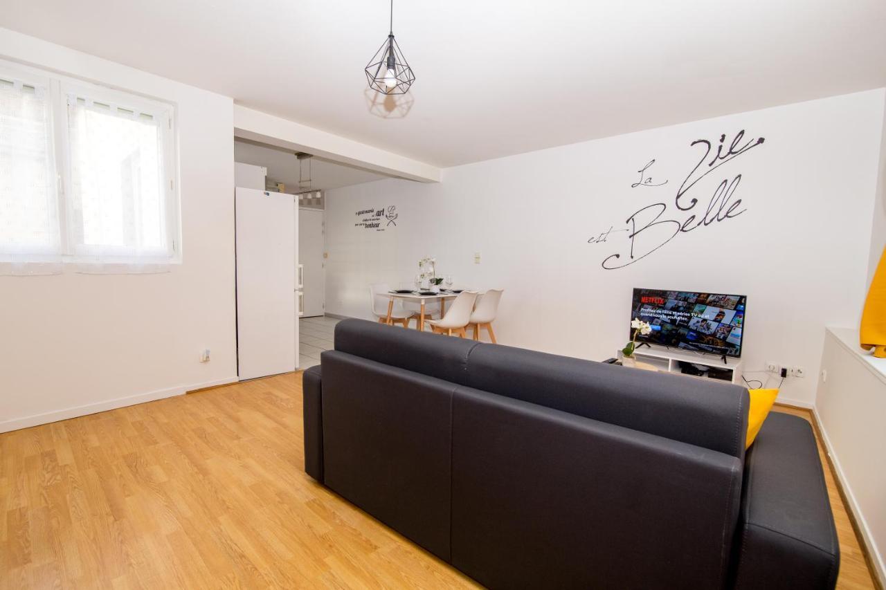 Coeur De Ville I 50M² I Netflix I Lit Queen Size ซ็องส์ ภายนอก รูปภาพ