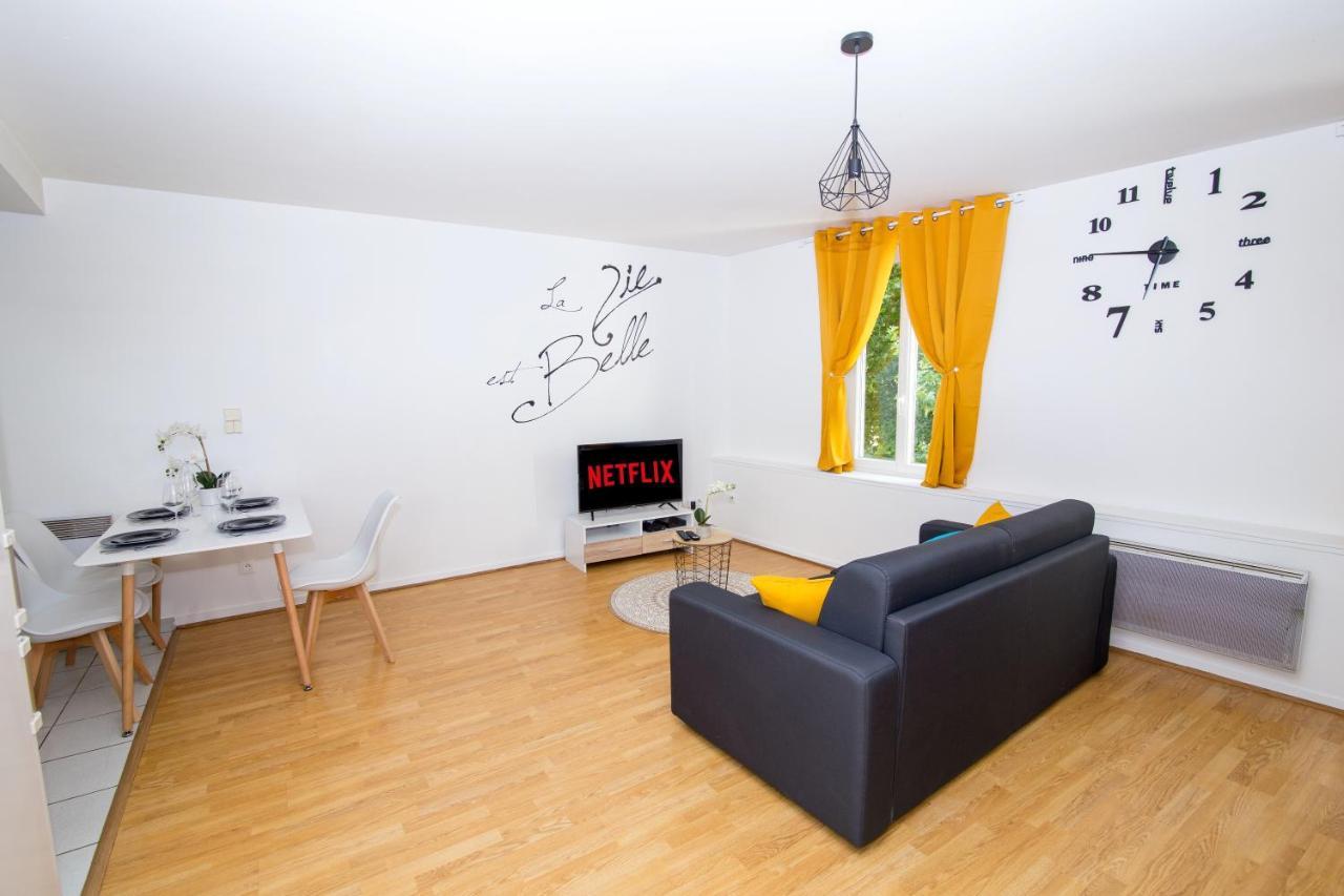 Coeur De Ville I 50M² I Netflix I Lit Queen Size ซ็องส์ ภายนอก รูปภาพ